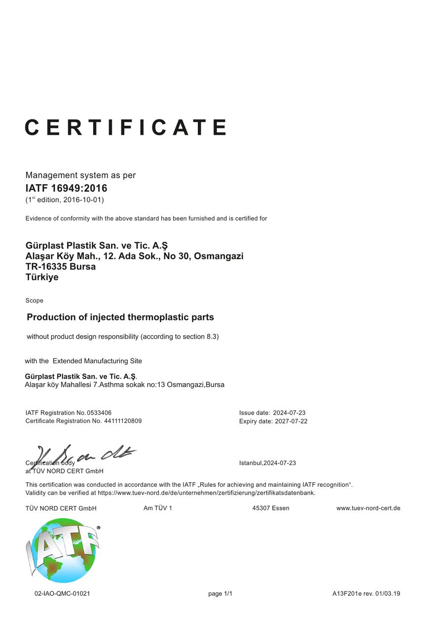 IATF 16949:2016